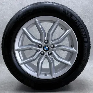 Original BMW X5 G05 BMW X6 G06 18 Zoll Styling 618 Winterräder + RDKS 6880684 Silber 2x6mm + 2x5-6mm - Bild 2