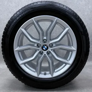 Original BMW X5 G05 BMW X6 G06 19 Zoll Styling 734 Winterräder + RDKS 6880685 Silber 2x5-6mm + 2x6-7mm - Bild 3