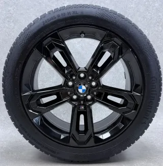 Original BMW X1 iX1 U11 BMW X2 iX2 U10 19 Zoll Doppelspeiche M871 Winterräder + RDKS 5A1E230 BLA Schwarz 2x7-8mm + 2x7mm - Bild 4