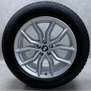 Original BMW X5 G05 BMW X6 G06 19 Zoll Styling 734 Winterräder + RDKS 6880685 Silber 2x5-6mm + 2x6-7mm - Bild 4