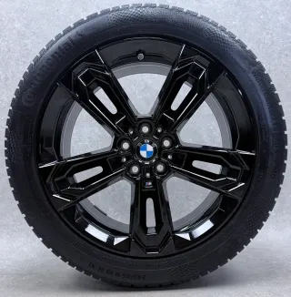 Original BMW X1 iX1 U11 BMW X2 iX2 U10 19 Zoll Doppelspeiche M871 Winterräder + RDKS 5A1E230 BLA Schwarz 2x7-8mm & 2x7mm - Bild 2