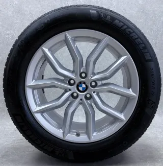 Original BMW X5 G05 BMW X6 G06 18 Zoll Styling 618 Winterräder + RDKS 6880684 Silber 2x6mm + 2x5-6mm - Bild 5