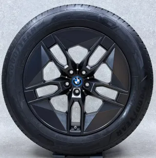 Original BMW iX i20 20 Zoll Zoll Styling 1002 Aerodynamik Winterräder + RDKS 5A02653 Frozen midnight grey - Bild 5