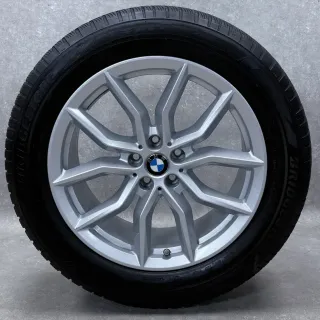 Original BMW X5 G05 BMW X6 G06 18 Zoll Styling 618 Winterräder + RDKS 6880684 Silber 2x6mm + 2x5-6mm - Bild 5