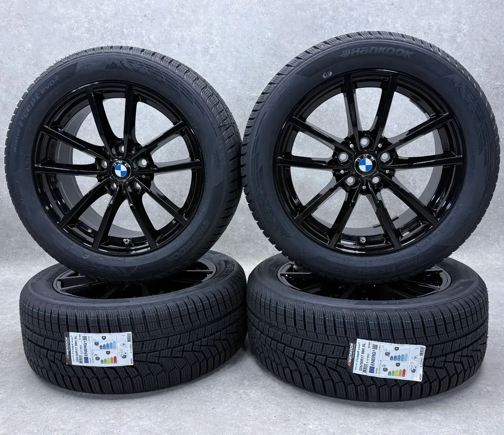 Original BMW 3er Limousine G20 BMW 3er Touring G21 BMW 4er Coupé G22 17 Zoll Styling 778 Winterräder + RDKS 6883520 schwarz - Bild 1