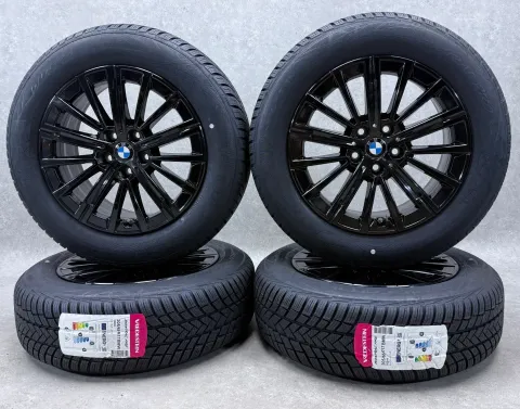Background image for Original BMW X1 iX1 U11 17 Zoll Styling 833 WINTERREIFEN + RDKS 5A094B2 BLA Schwarz