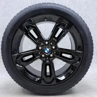 Original BMW X1 iX1 U11 BMW X2 iX2 U10 19 Zoll Doppelspeiche M871 Winterräder + RDKS 5A1E230 BLA Schwarz 2x7-8mm + 2x7mm - Bild 5