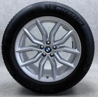 Original BMW X5 G05 BMW X6 G06 18 Zoll Styling 618 Winterräder + RDKS 6880684 Silber 2x6mm + 2x5-6mm - Bild 4