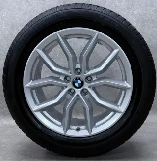Original BMW X5 G05 BMW X6 G06 19 Zoll Styling 734 Winterräder + RDKS 6880685 Silber 2x5-6mm + 2x6-7mm - Bild 5