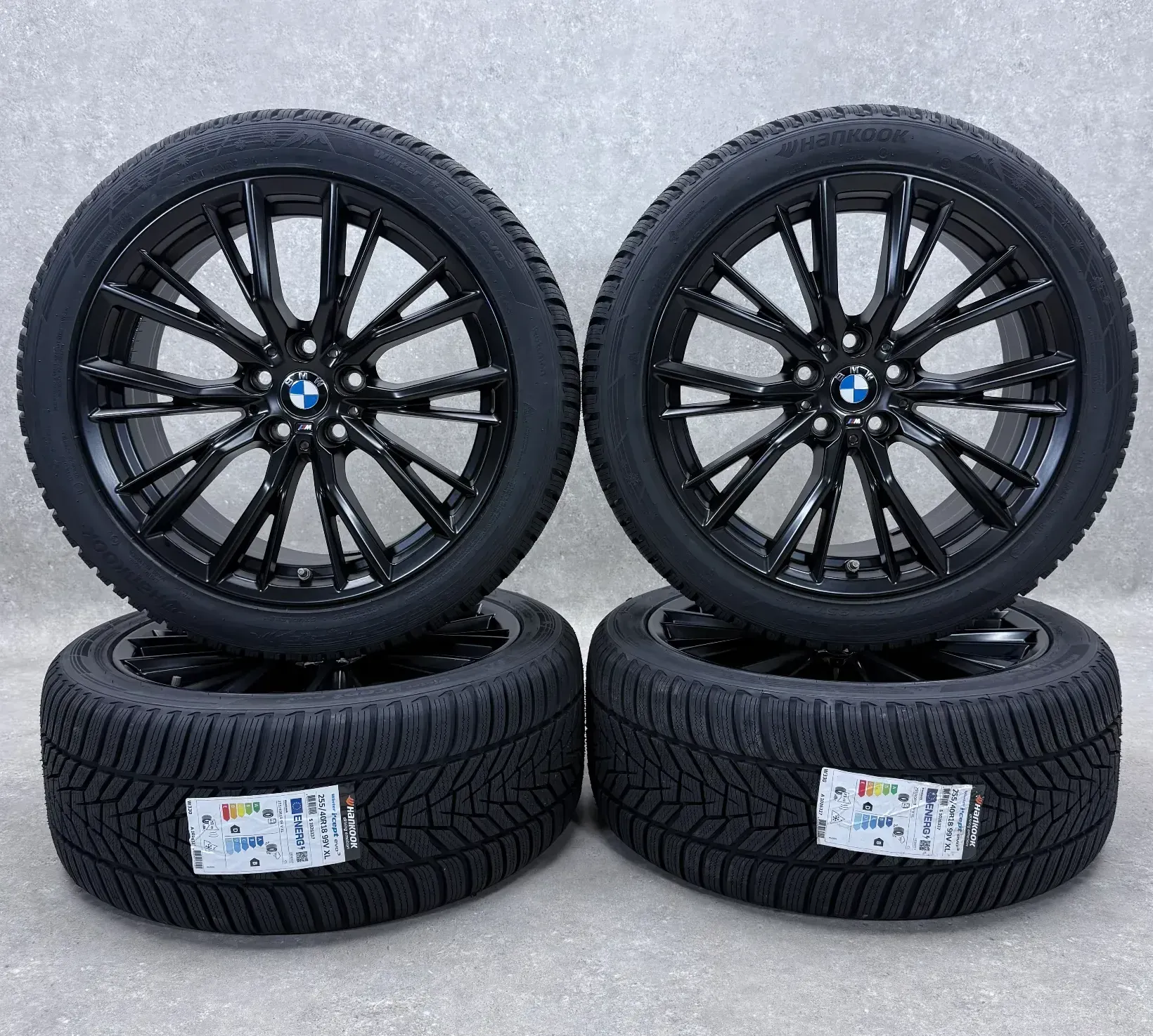 Original BMW 3er G20 G21 BMW 4er G22 G23 18 Zoll M796 Winterräder + RDKS 6885305 Schwarz - Bild 1