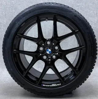 Original BMW 1er F70 BMW 2er Gran Coupé F74 18 Zoll Styling M554 Winterräder + RDKS 8092354 Schwarz glanz - Bild 5