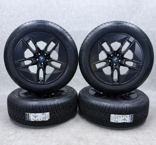 Original BMW iX i20 20 Zoll Zoll Styling 1002 Aerodynamik Winterräder + RDKS 5A02653 Frozen midnight grey - Bild 1
