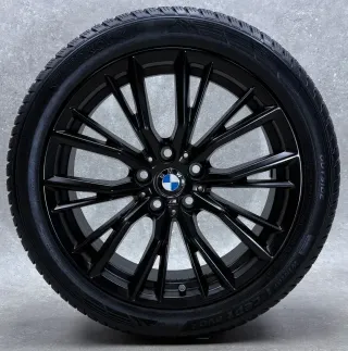 Original 18 Zoll 796 M Winterräder + RDKS 6885305 Schwarz Winterreifen NEU - Bild 2