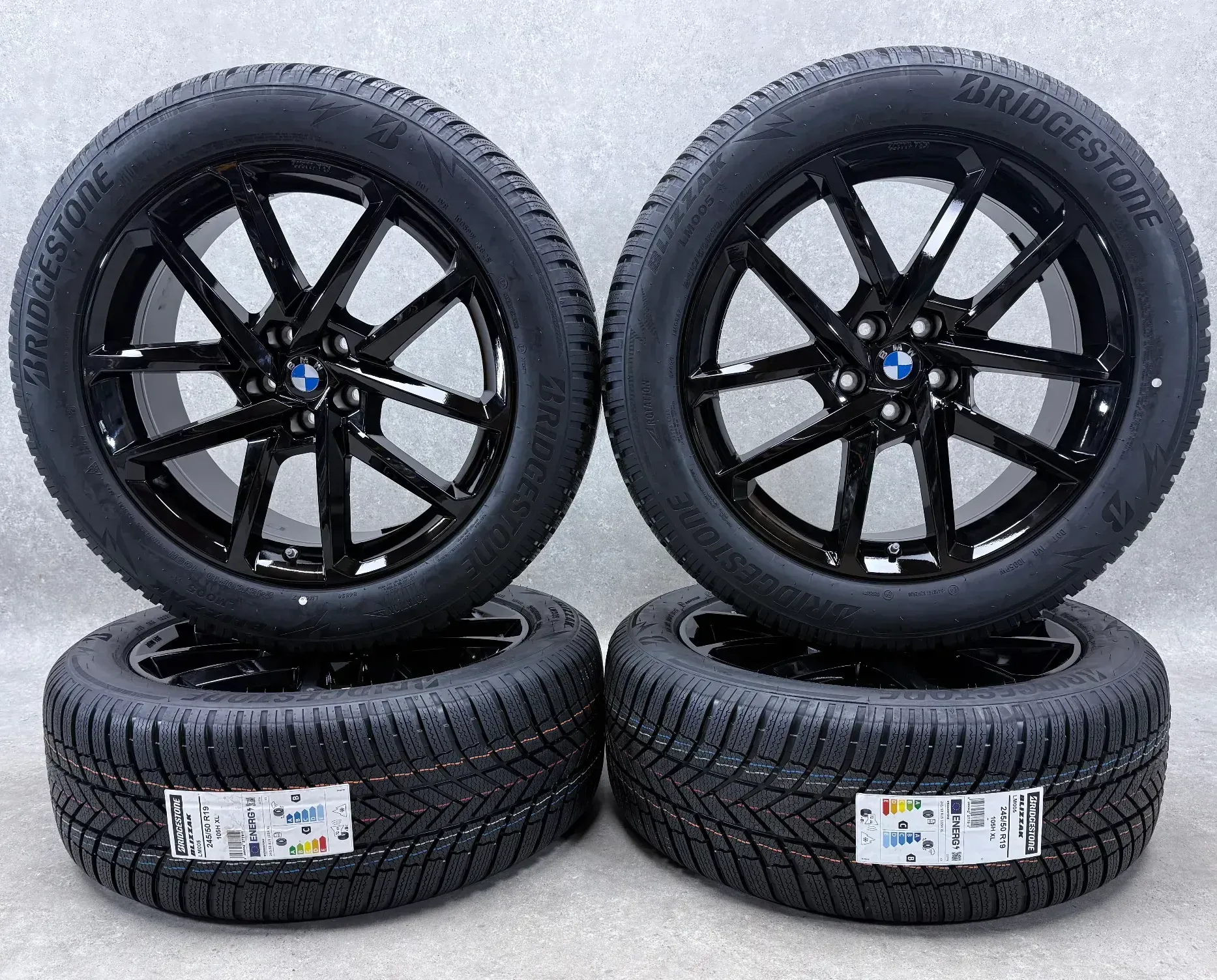 BMW X3 G45 19 Zoll N BLACK GLOSSY Winterreifen NEU - Bild 1