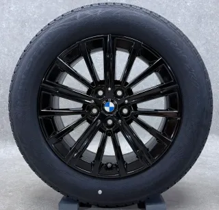 Original BMW X1 iX1 U11 17 Zoll Styling 833 WINTERREIFEN + RDKS 5A094B2 BLA Schwarz - Bild 2
