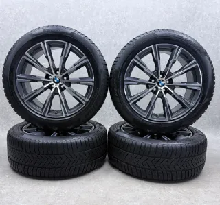 Original BMW X5 G05 BMW X6 G06 18 Zoll Styling 618 Winterräder + RDKS 6880684 Silber 2x6mm + 2x5-6mm - Bild 1