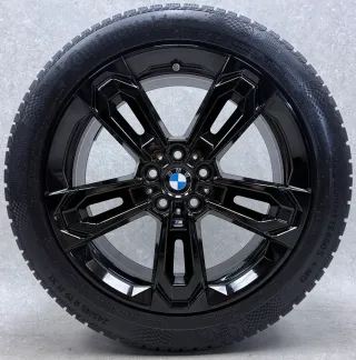 Original BMW X1 iX1 U11 BMW X2 iX2 U10 19 Zoll Doppelspeiche M871 Winterräder + RDKS 5A1E230 BLA Schwarz 2x7-8mm & 2x7mm - Bild 3