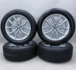 Original BMW X5 G05 BMW X6 G06 19 Zoll Styling 734 Winterräder + RDKS 6880685 Silber 2x5-6mm + 2x6-7mm - Bild 1