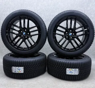 Original BMW 5er G60 Limousine BMW 5er G61 Touring BMW I5 Limousine Touring 19 Zoll Styling 933 Winterräder + RDKS 5A324D6 Schwarz Hochglanz - Bild 1