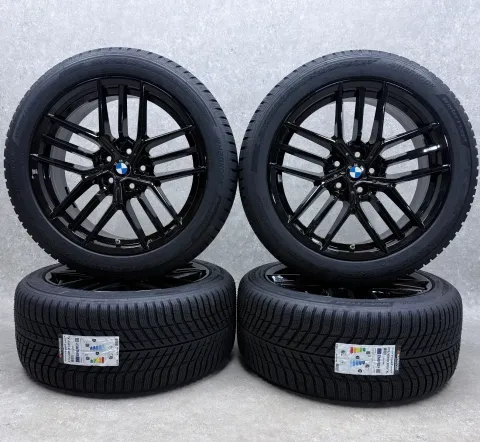 Background image for Original BMW 5er G60 Limousine BMW 5er G61 Touring BMW I5 Limousine Touring 19 Zoll Styling 933 Winterräder + RDKS 5A324D6 Schwarz Hochglanz