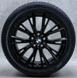 Original 18 Zoll 796 M Winterräder + RDKS 6885305 Schwarz Winterreifen NEU - Bild 3