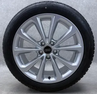Original Audi A5 FU B10 18 Zoll Winterräder 8B3601025D Silber NEU - Bild 5